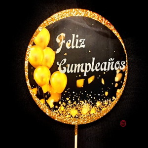 PINCHE FIGURA FELIZ CUMPLEA�OS x 1